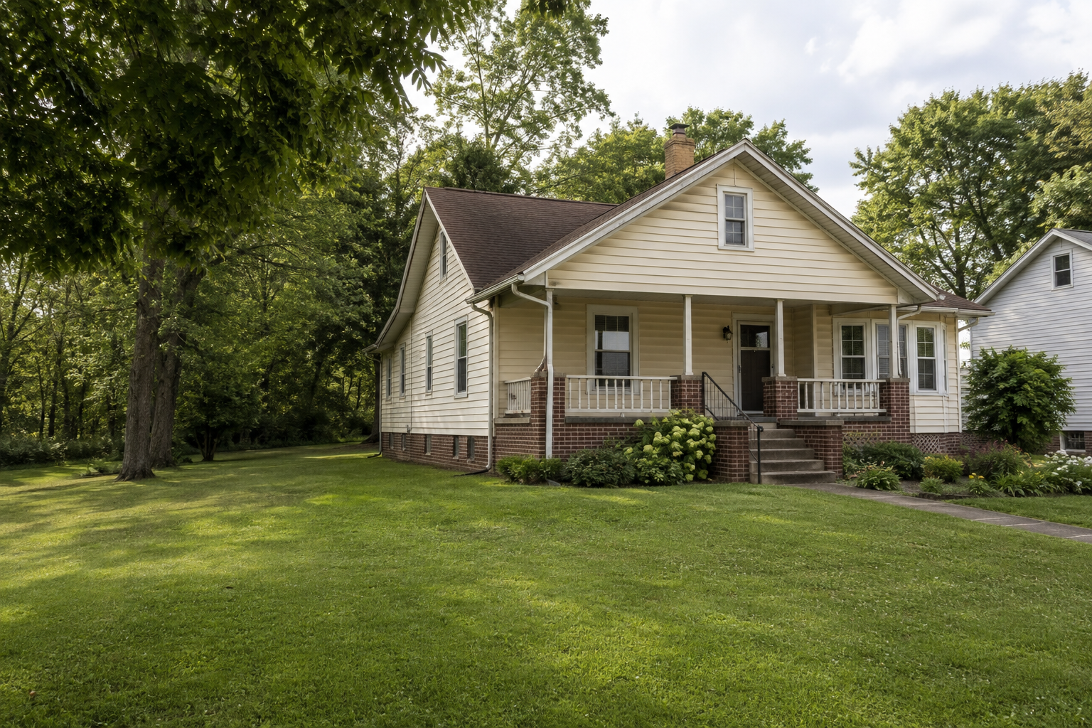 A Mahoning Valley home surrounded by mature trees